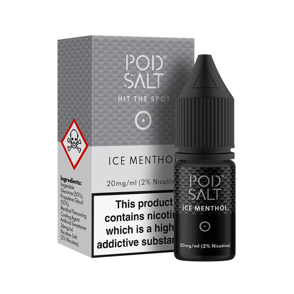 ICE MENTHOL NIC SALT E-LIQUID BY POD SALT