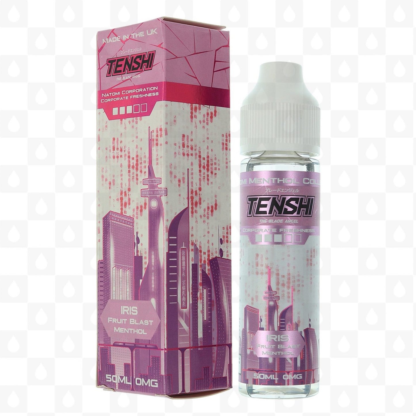 IRIS FRUIT BLAST MENTHOL SHORTFILL E-LIQUID BY TENSHI 50ML
