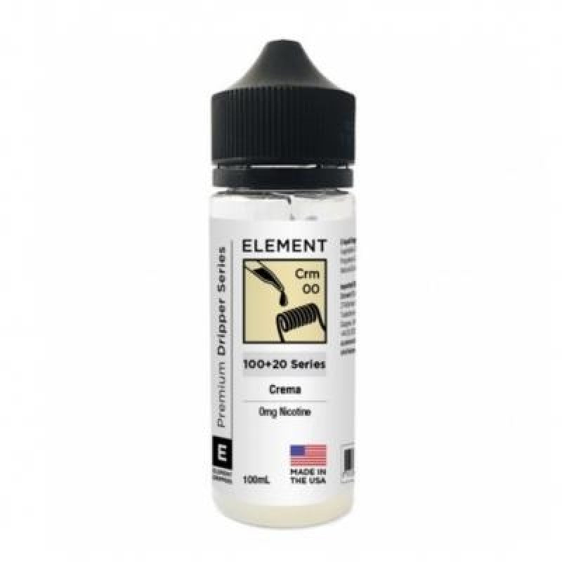 CREMA DRIPPER SHORTFILL E-LIQUID BY ELEMENT 100ML