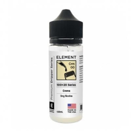 CREMA DRIPPER SHORTFILL E-LIQUID BY ELEMENT 100ML