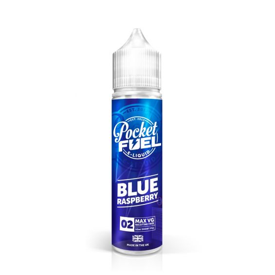 Pocket Fuel Blue Raspberry Short Fill E-Liquid 50ml
