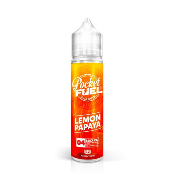 Pocket Fuel Lemon & Papaya Short Fill E-Liquid